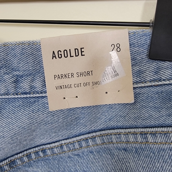NWT Agolde Parker Short In Swampmeet Wash Size 28 - Picture 8 of 8